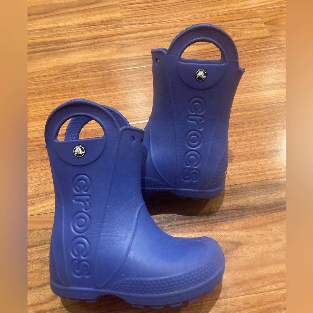Crocs Kids blue Rain Boots size C9